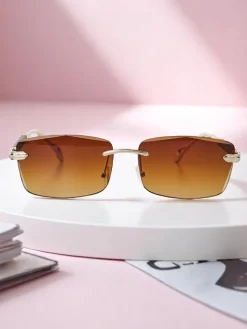 Okulary Przeciwsłoneczne^Royalfashion Okulary przeciwsłoneczne w stylu vintage Nox brązowy