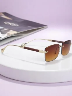 Okulary Przeciwsłoneczne^Royalfashion Okulary przeciwsłoneczne w stylu vintage Nox brązowy