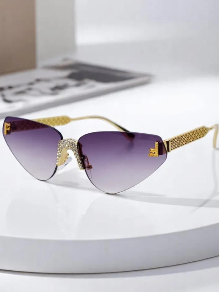 Okulary Przeciwsłoneczne^Royalfashion Okulary przeciwsłoneczne w stylu vintage Vera fioletowy