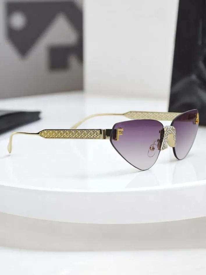 Okulary Przeciwsłoneczne^Royalfashion Okulary przeciwsłoneczne w stylu vintage Vera fioletowy