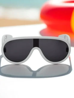 Chłopięce|Dziewczęce^Royalfashion Okulary przeciwsłoneczne dziecięce RoboEyes biały