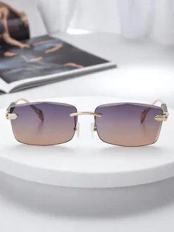 Okulary Przeciwsłoneczne^Royalfashion Okulary przeciwsłoneczne w stylu vintage Nox brązowy