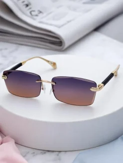 Okulary Przeciwsłoneczne^Royalfashion Okulary przeciwsłoneczne w stylu vintage Nox brązowy