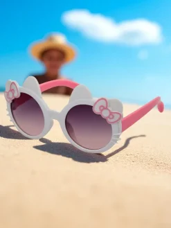 Chłopięce|Dziewczęce^Royalfashion Okulary przeciwsłoneczne dziecięce kotek Kitty Shades biały