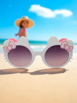 Chłopięce|Dziewczęce^Royalfashion Okulary przeciwsłoneczne dziecięce kotek Kitty Shades biały