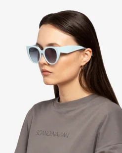 Okulary Przeciwsłoneczne^Royalfashion Okulary przeciwsłoneczne a'la kocie oko Ecru