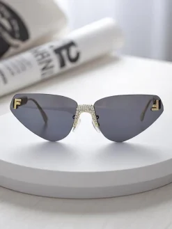 Okulary Przeciwsłoneczne^Royalfashion Okulary przeciwsłoneczne w stylu vintage Vera czarny