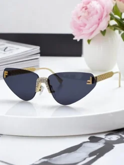 Okulary Przeciwsłoneczne^Royalfashion Okulary przeciwsłoneczne w stylu vintage Vera czarny