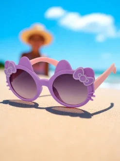 Chłopięce|Dziewczęce^Royalfashion Okulary przeciwsłoneczne dziecięce kotek Kitty Shades fioletowy