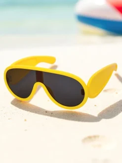 Chłopięce|Dziewczęce^Royalfashion Okulary przeciwsłoneczne dziecięce RoboEyes żółty