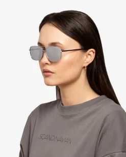 Okulary Przeciwsłoneczne|Okulary Przeciwsłoneczne^Royalfashion Okulary przeciwsłoneczne typu lustrzanki Ecru