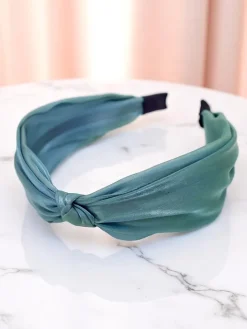 Akcesoria Do Włosów^Royalfashion Opaska do włosów satynowa Satinellas mięta