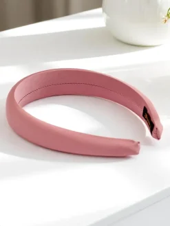 Akcesoria Do Włosów^Royalfashion Opaska do włosów satynowa Sara różowy