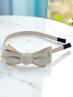 Akcesoria Do Włosów^Royalfashion Opaska do włosów z kokardką Lily Grace mięta