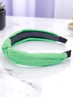 Akcesoria Do Włosów^Royalfashion Opaska do włosów karbowana Karbelle mięta