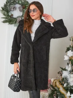 Kurtki / Marynarki / Płaszcze^Royalfashion Płaszcz damski