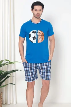 Piżamy^Royalfashion Piżama męska Ecru