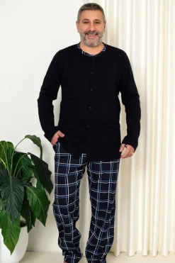 Plus Size|Piżamy^Royalfashion Piżama męska w kolorze m PLUS SIZE Granatowy