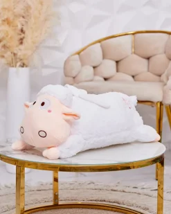 Chłopięce|Dziewczęce^Royalfashion Pluszowa zabawka z kocykiem biały