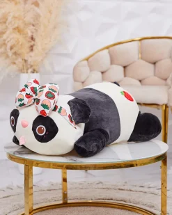 Chłopięce|Dziewczęce^Royalfashion Pluszowa zabawka z kocykiem czarny