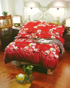 200 X 220 Cm^Royalfashion Pościel świąteczna 160x200 komplet 3-CZĘŚCI