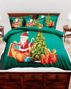 200 X 220 Cm^Royalfashion Pościel świąteczna 200x220 komplet 4-CZĘŚCI