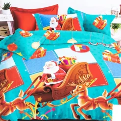 160 X 200 Cm^Royalfashion Pościel świąteczna 160x200 komplet 3-CZĘŚCI