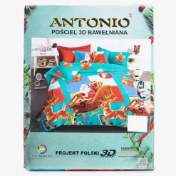 160 X 200 Cm^Royalfashion Pościel świąteczna 160x200 komplet 3-CZĘŚCI