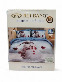160 X 200 Cm^Royalfashion Pościel świąteczna 160x200 komplet 3-CZĘŚCI