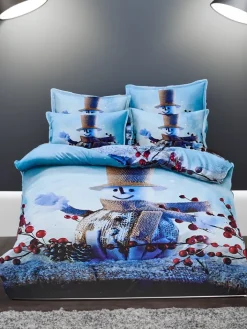 200 X 220 Cm^Royalfashion Pościel świąteczna 160x200 komplet 3-CZĘŚCI