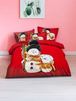 200 X 220 Cm^Royalfashion Pościel świąteczna 200x220 komplet 4-CZĘŚCI