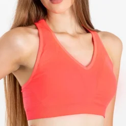 Sportowe^Royalfashion sportowy biustonosz damski pomarańczowy