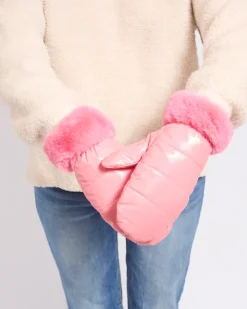 Rękawiczki^Royalfashion Rękawiczki damskie różowy