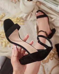 Buty Na Wielkie Wyjście|Sandały Na Słupku^Royalfashion Sandałki damskie na słupku Povere