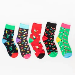 Skarpetki^Royalfashion Skarpetki damskie świąteczne 5/pak