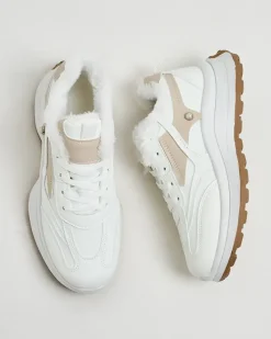 Ocieplane|Sneakersy^Royalfashion Sneakersy damskie z ociepleniem Terib biały