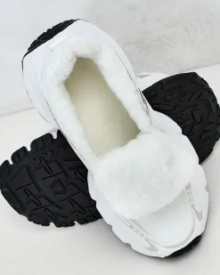 Ocieplane|Sneakersy^Royalfashion Sneakersy damskie z ociepleniem Cimen biały