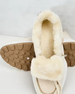 Ocieplane|Sneakersy^Royalfashion Sneakersy damskie z ociepleniem Ronniz beżowy