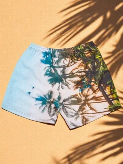 Spodnie^Royalfashion Sportowe męskie krótkie spodenki z ochronną siateczką Błękit nieba