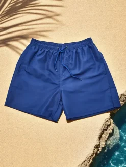 Spodnie^Royalfashion Sportowe męskie krótkie spodenki z ochronną siateczką Granatowy