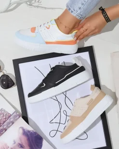 Bieganie, Ćwiczenia I Trening|Sneakersy^Royalfashion Sportowe sneakersy damskie w kolorze m Hellar czarny