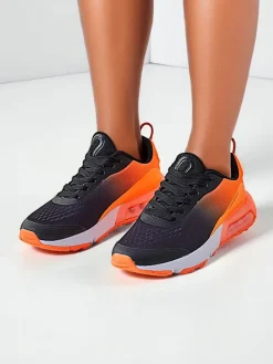 Sportowe^Royalfashion Sportowe sneakersy męskie Estes pomarańczowy