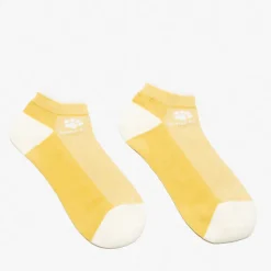 Skarpetki^Royalfashion Żółte damskie skarpetki stopki