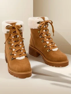 Trapery|Botki Z Delikatnym Ociepleniem^Royalfashion Trapery damskie Sawoli brązowy