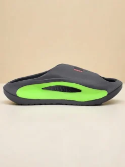 Klapki|Klapki Płaskie^Royalfashion Uniwersalne gumowe klapki Super Smile gołębi szary