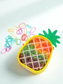 Dziewczęce|Akcesoria Do Włosów^Royalfashion gumeczki silikonowe Ananas Wielokolorowe