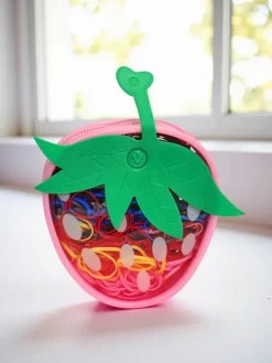 Dziewczęce|Akcesoria Do Włosów^Royalfashion gumeczki silikonowe Truskawka Wielokolorowe