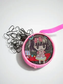 Dziewczęce|Akcesoria Do Włosów^Royalfashion Wielokolorowe gumeczki silikonowe w ozdobnym opakowaniu czarny