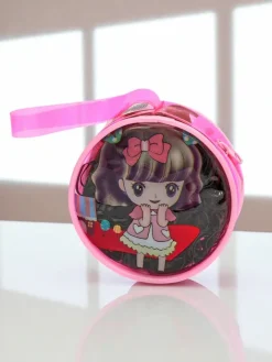 Dziewczęce|Akcesoria Do Włosów^Royalfashion Wielokolorowe gumeczki silikonowe w ozdobnym opakowaniu czarny