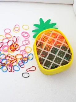 Dziewczęce|Akcesoria Do Włosów^Royalfashion gumeczki silikonowe Ananas Wielokolorowe